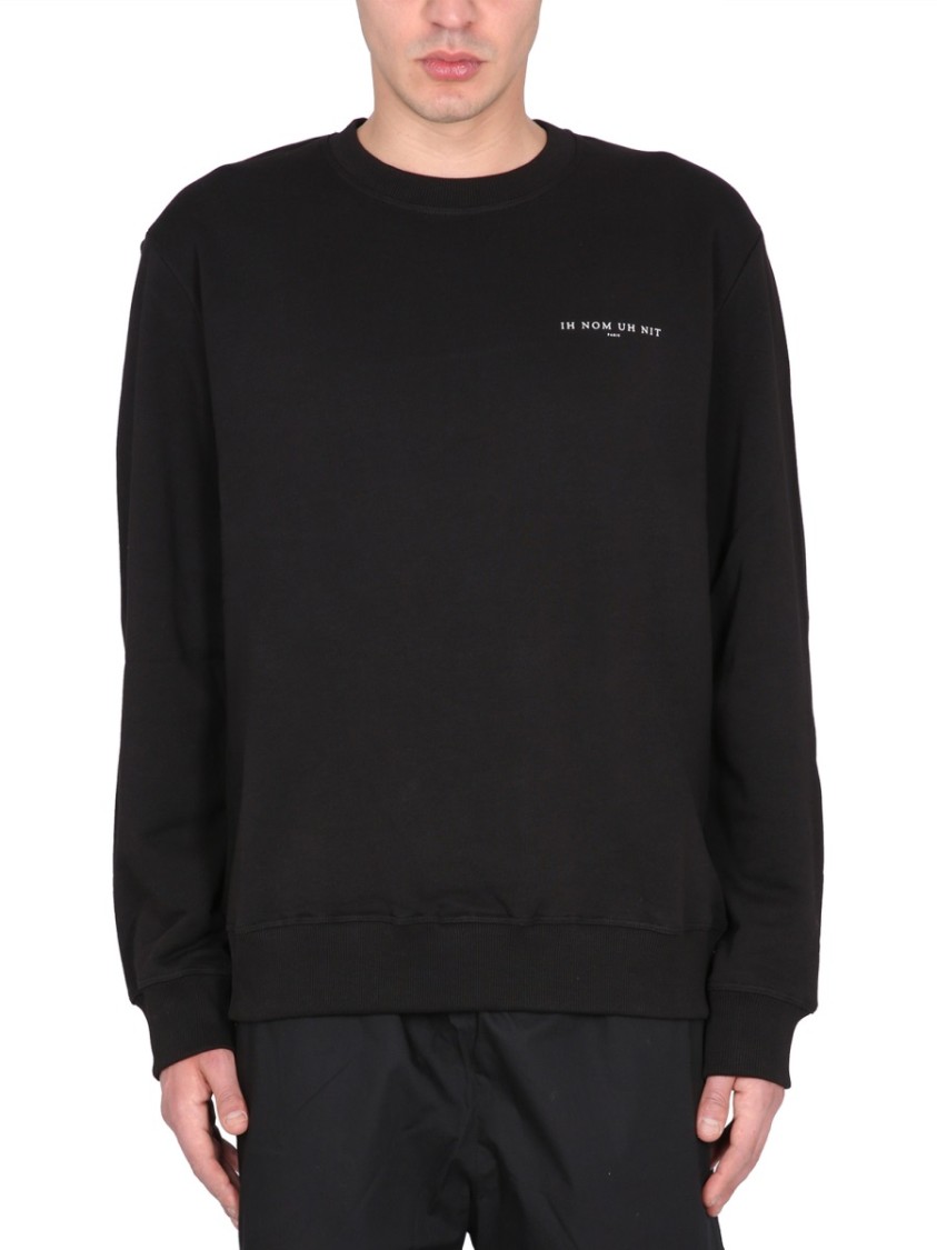 Ih Nom Uh Nit Crown Mask Print Sweatshirt