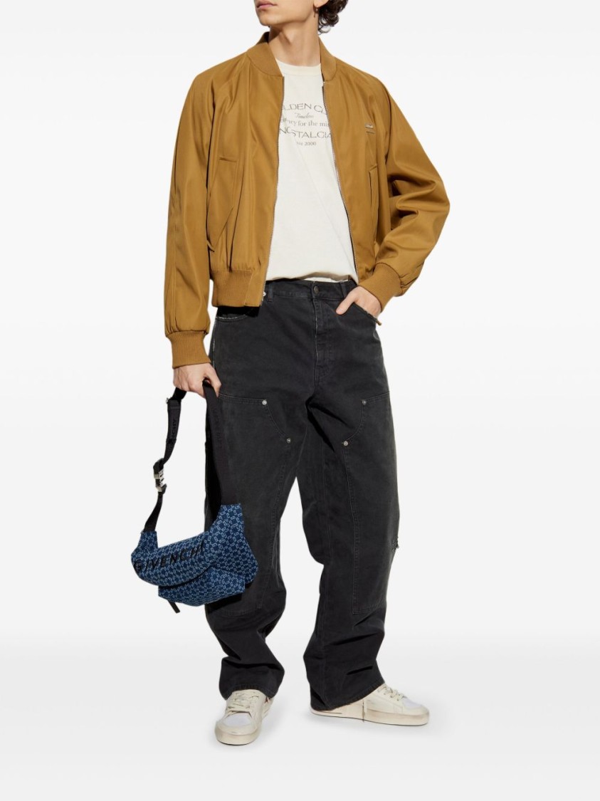 Shop Golden Goose Vintage-inspired White T-shirt With Relaxed Fit