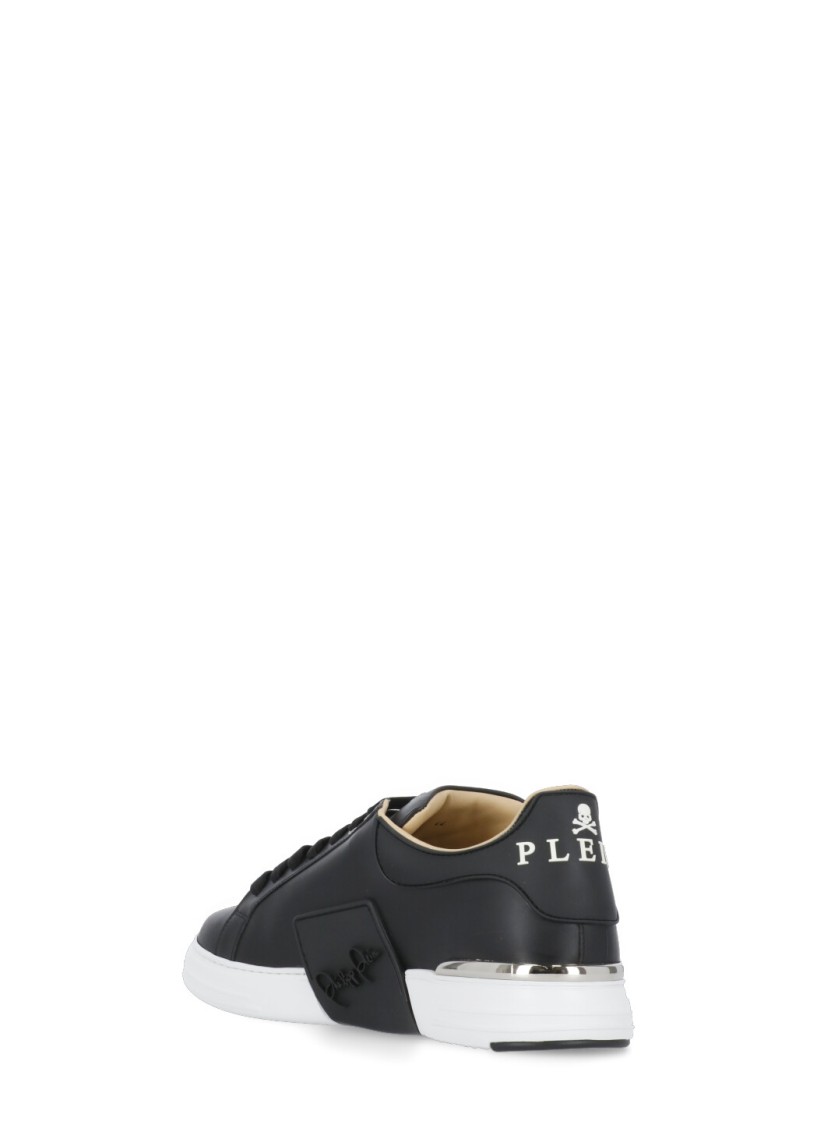 Shop Philipp Plein Phantom Kicks Sneakers In Black