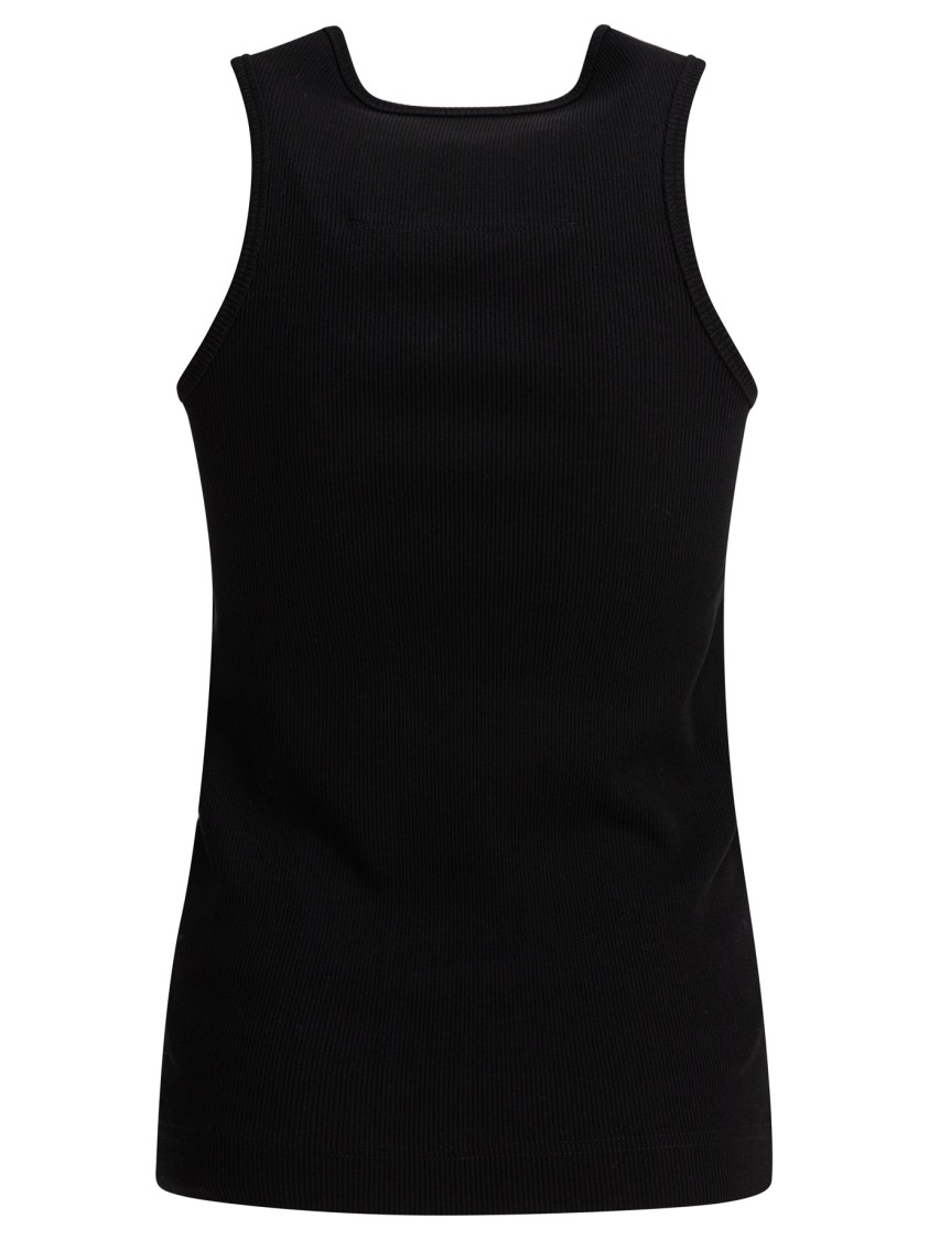 Givenchy Ribbed Tank Top In Black