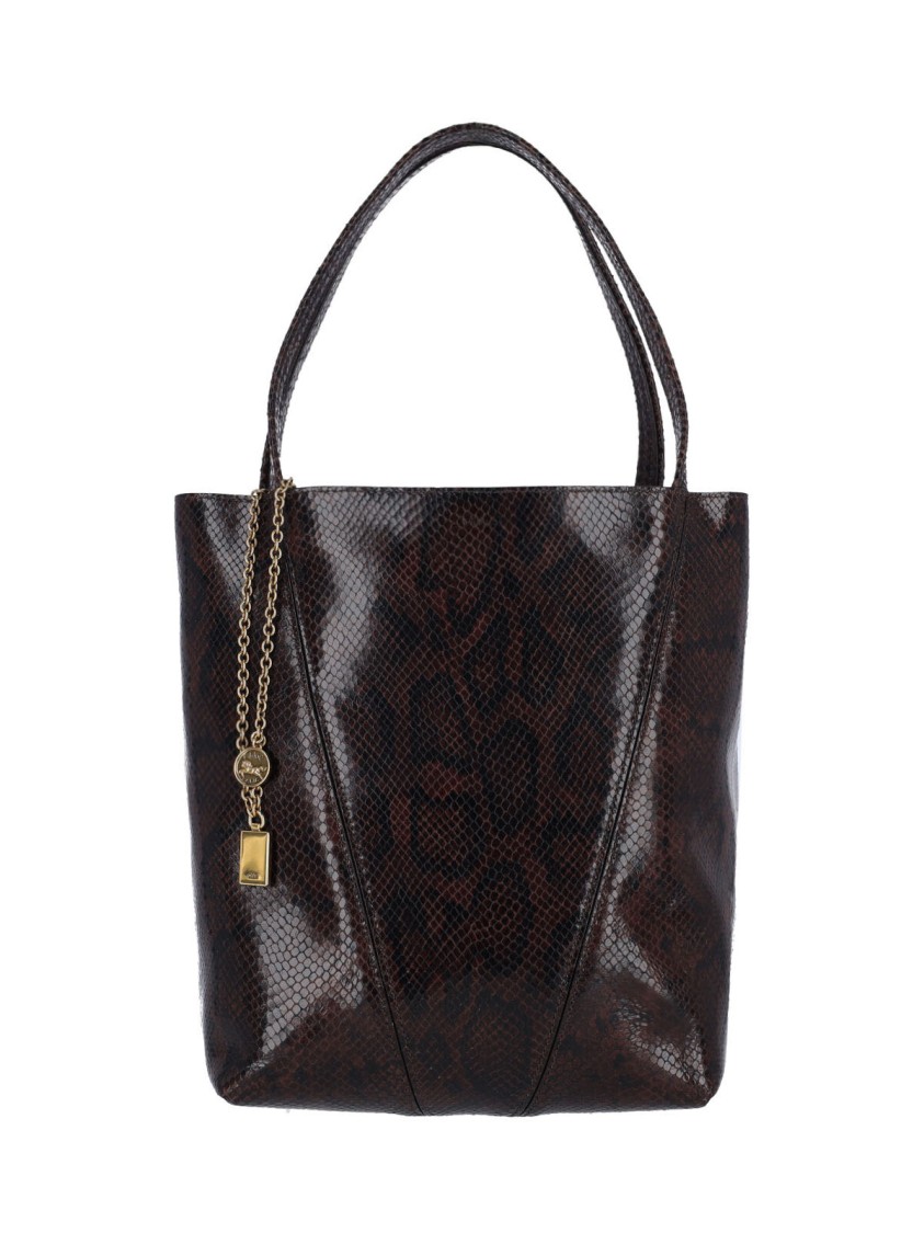 Chloé "Spin" Tote Bag  Brown