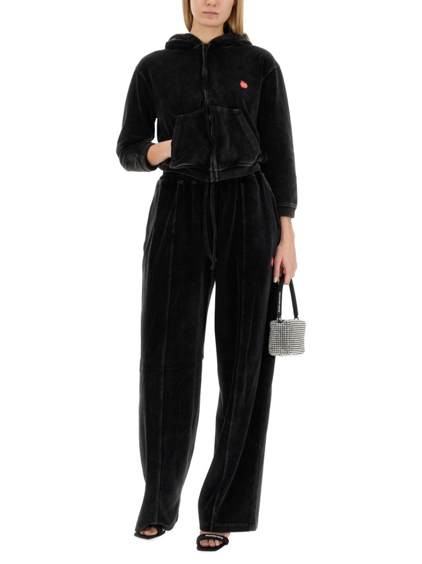 Alexander Wang T T By Alexander Wang Jogging Pants In Black
