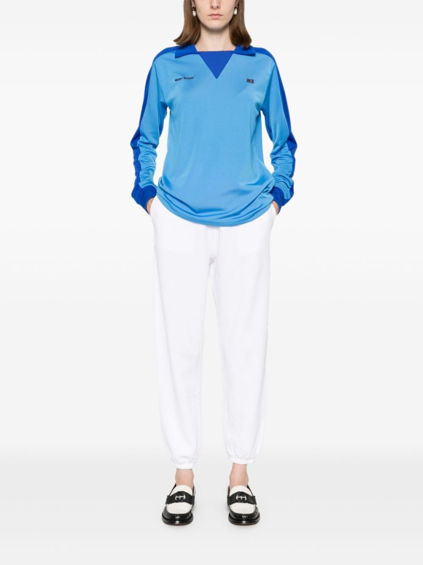 Shop Polo Ralph Lauren Relaxed Fit White Trousers With Elastic Waistband