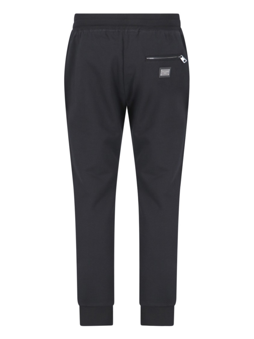 Dolce & Gabbana Logo Track Pants In Black
