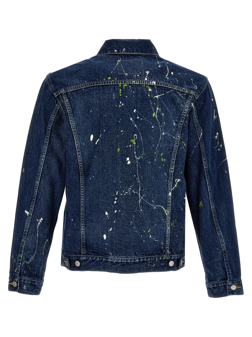 Yohji Yamamoto Patent Stain Jacket Casual Jackets And Parka Blue In Black