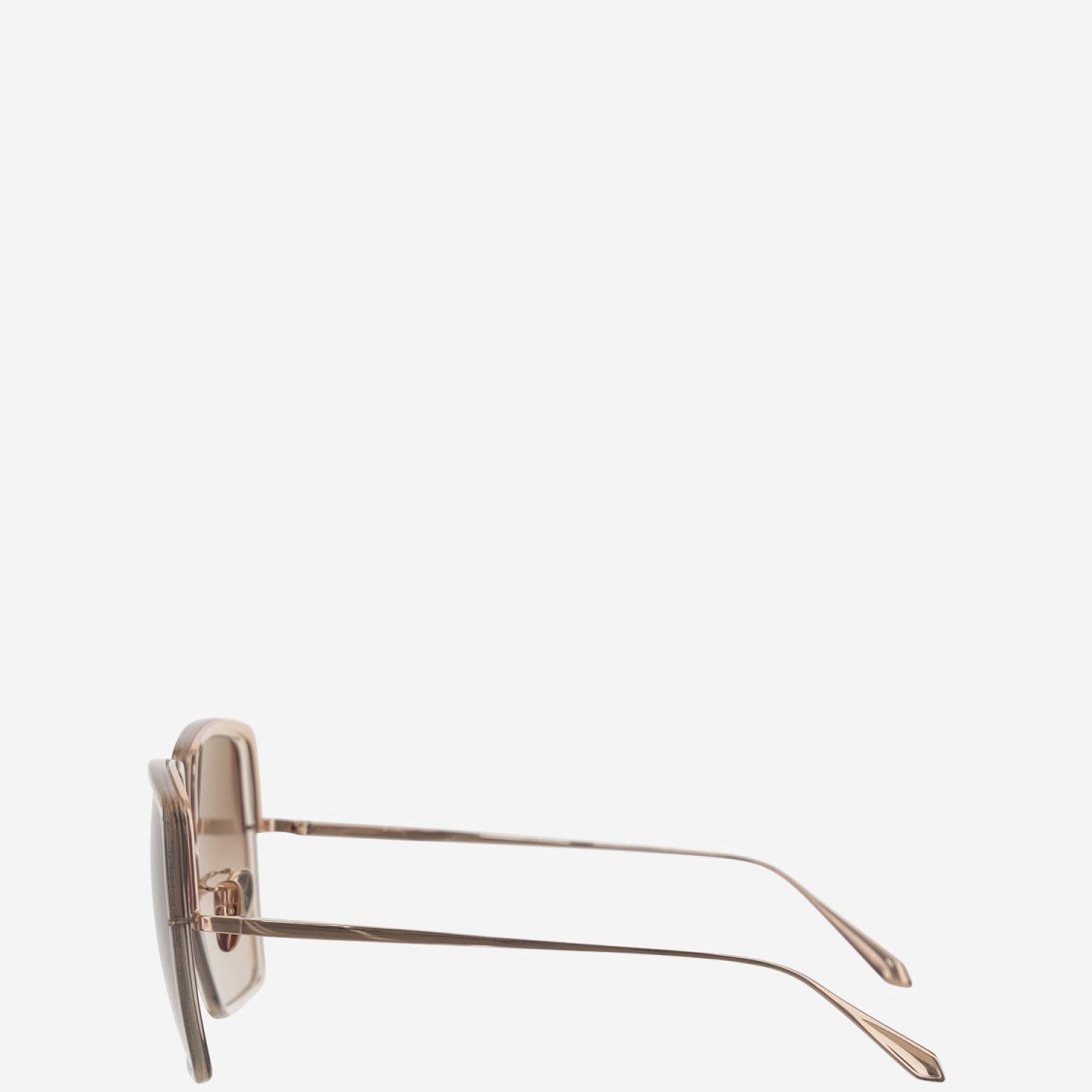 Linda Farrow Sunglasses In Brown
