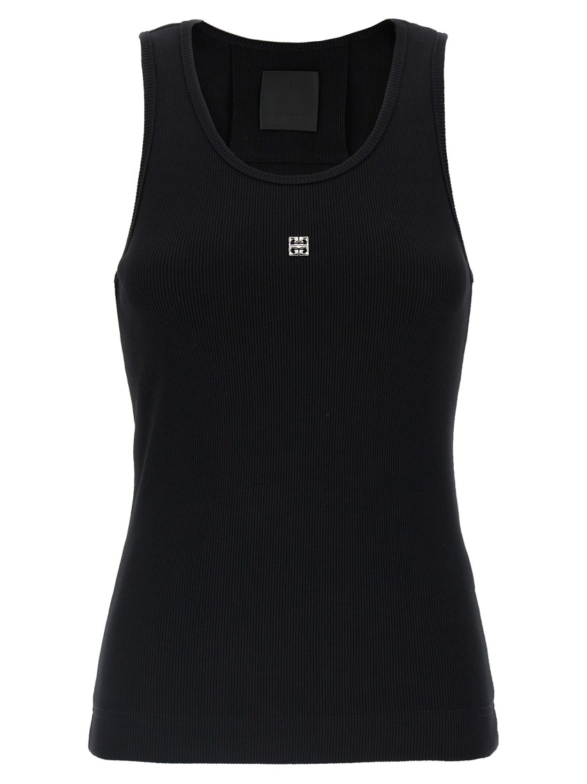 Givenchy Women Tank Top With Logo In Black