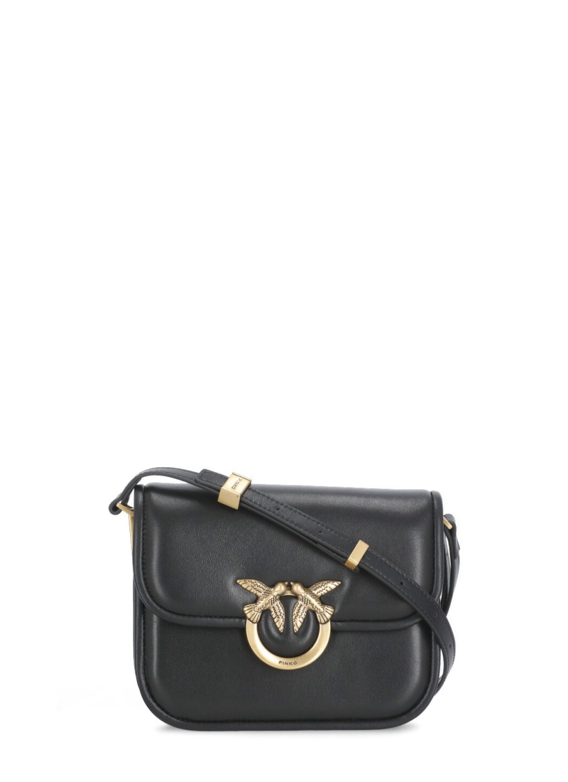 Pinko Black Love Box Mini Bag