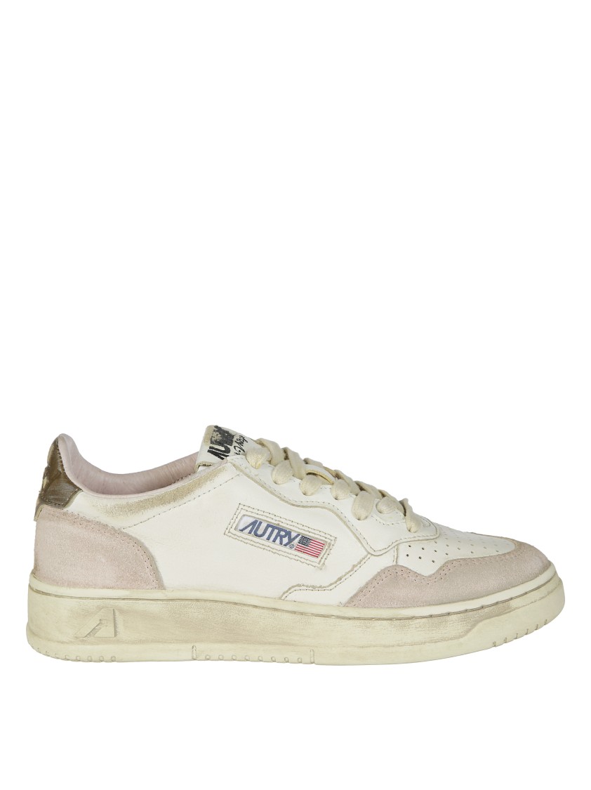 Autry Sup Vint Low Sneakers In Neutral