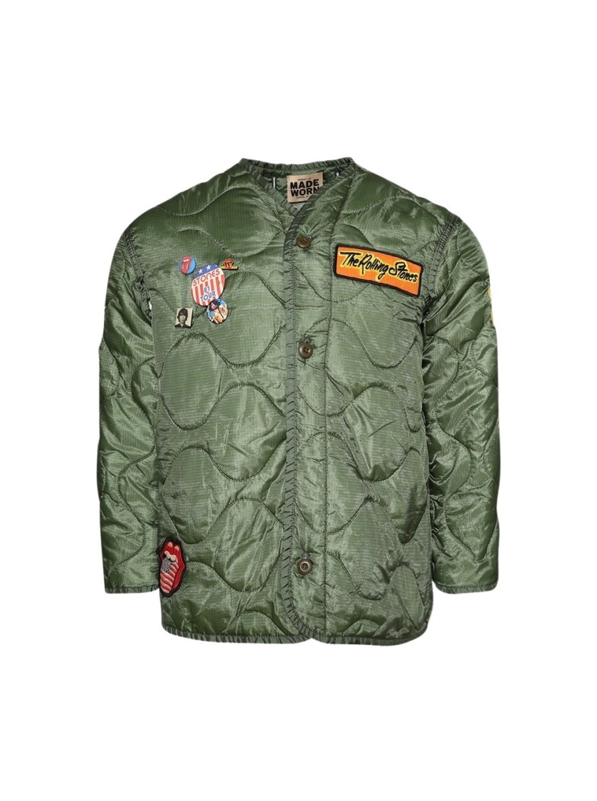 Madeworn Rolling Stones Jacket Army In Green
