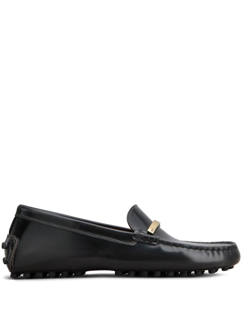 Tod's Women Gommino Leather Loafers In Black
