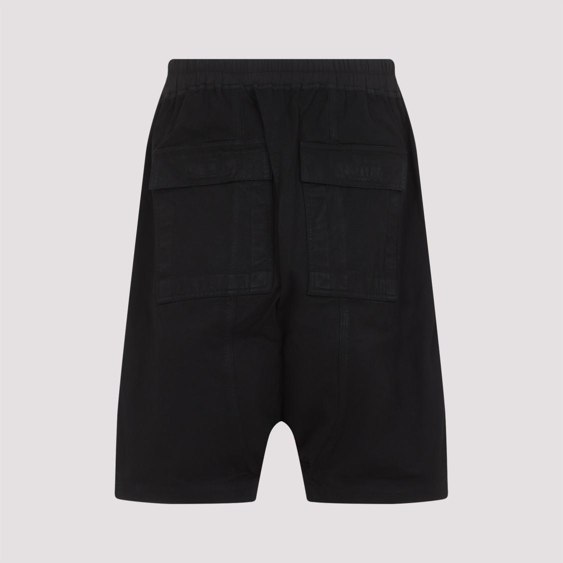 Shop Rick Owens Drkshdw Drkshdw By Rick Owens Black Cotton Bermuda Shorts