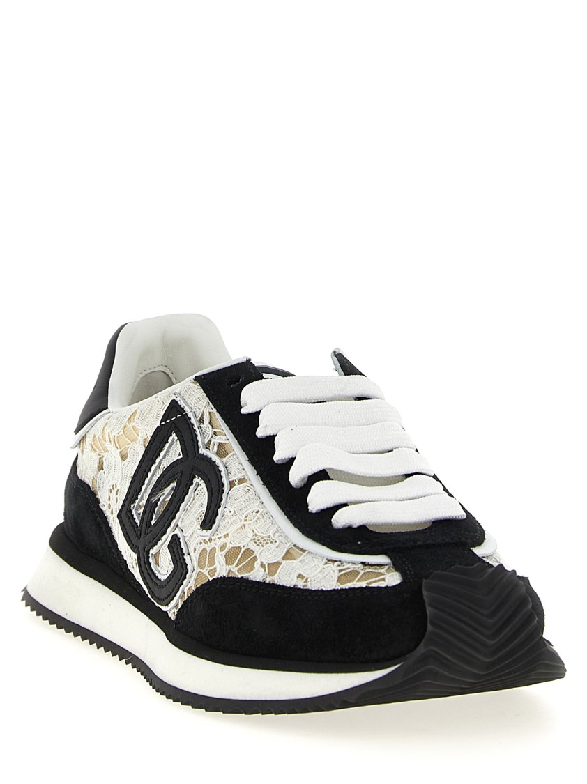 Dolce & Gabbana 'dg Cushion' Sneakers In Neutral
