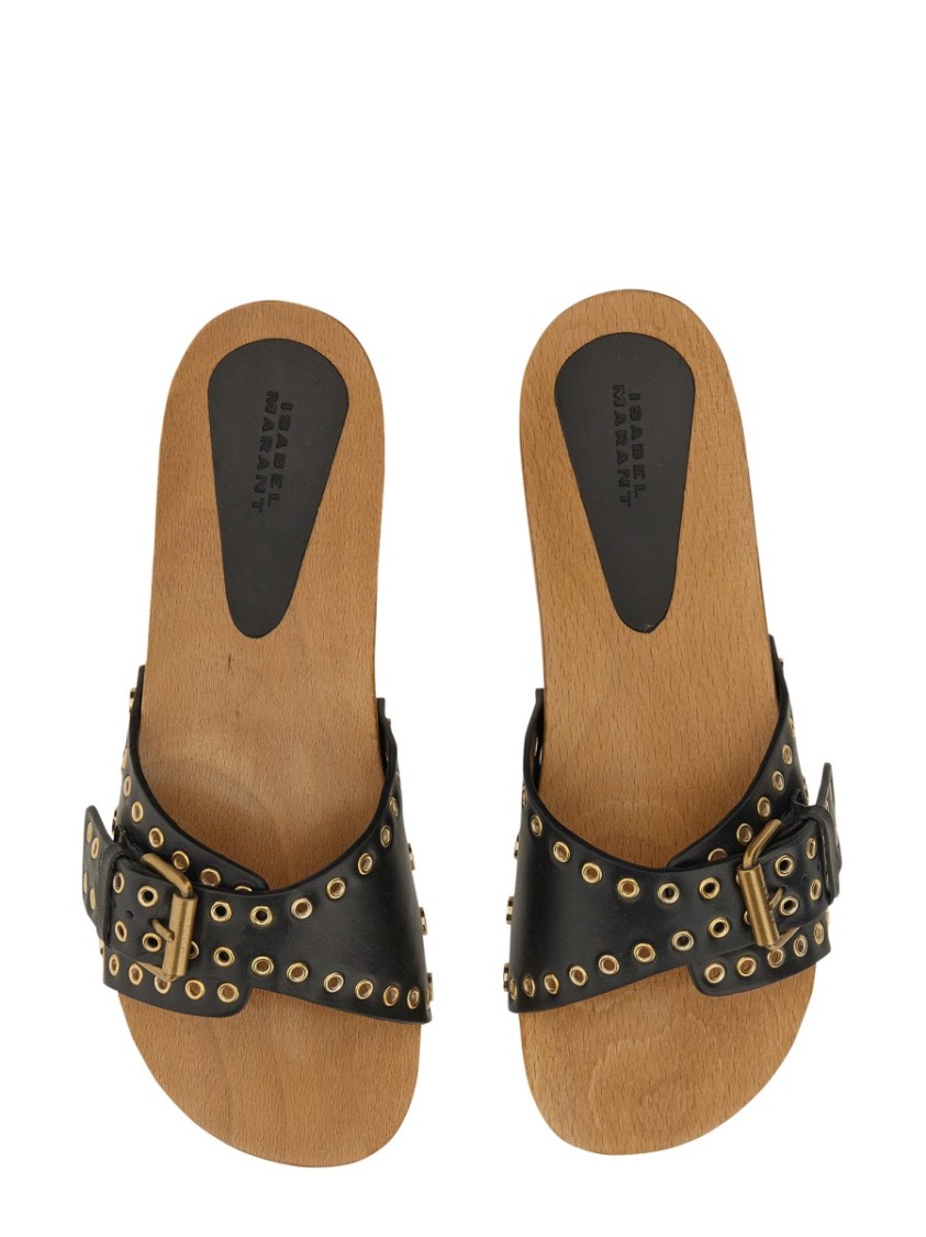 Isabel Marant Jaso Clogs In Brown