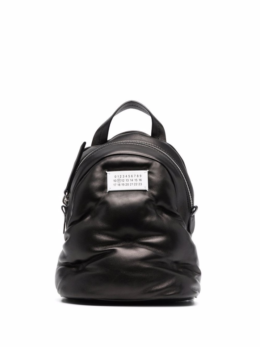 Maison Margiela Bucket Bag & Backpack In Premium Sheepskin And Cowhide With Sleek Design And Versati