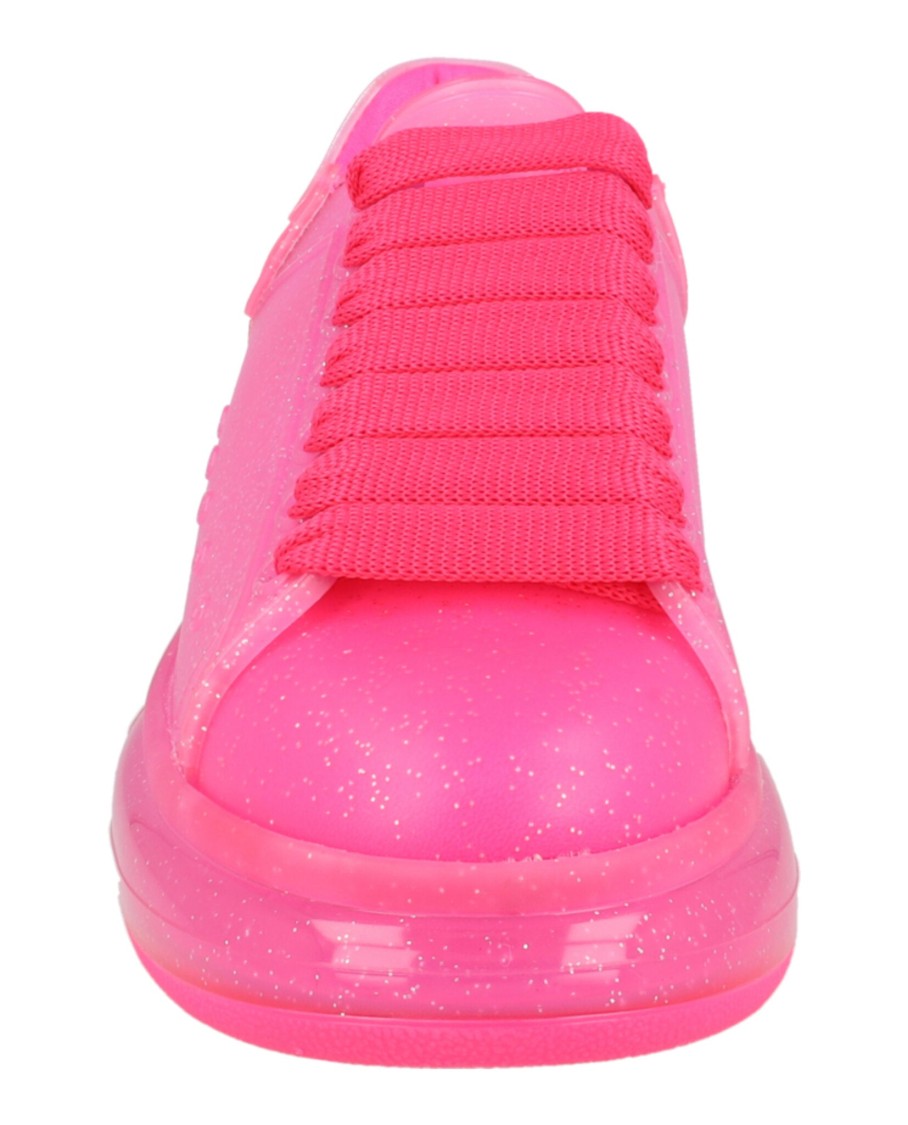 Alexander Mcqueen Woman Sneakers Fuchsia Size 7.5 Thermoplastic Polyurethane In Pink