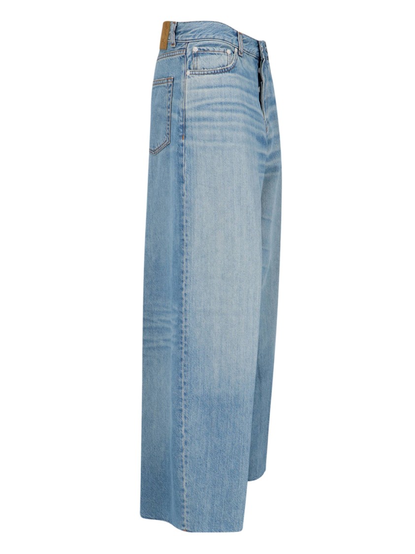 Shop Haikure "bethany" Wide Jeans – Blue