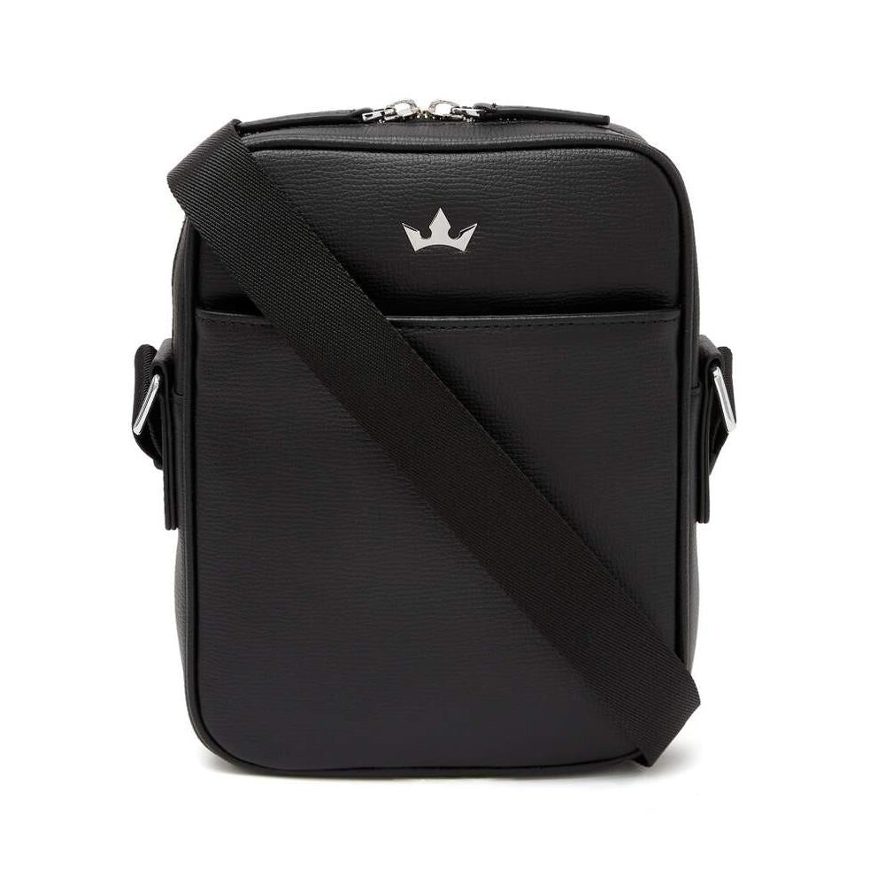 Roderer Award Medium Messenger Bag - Italian Leather Black