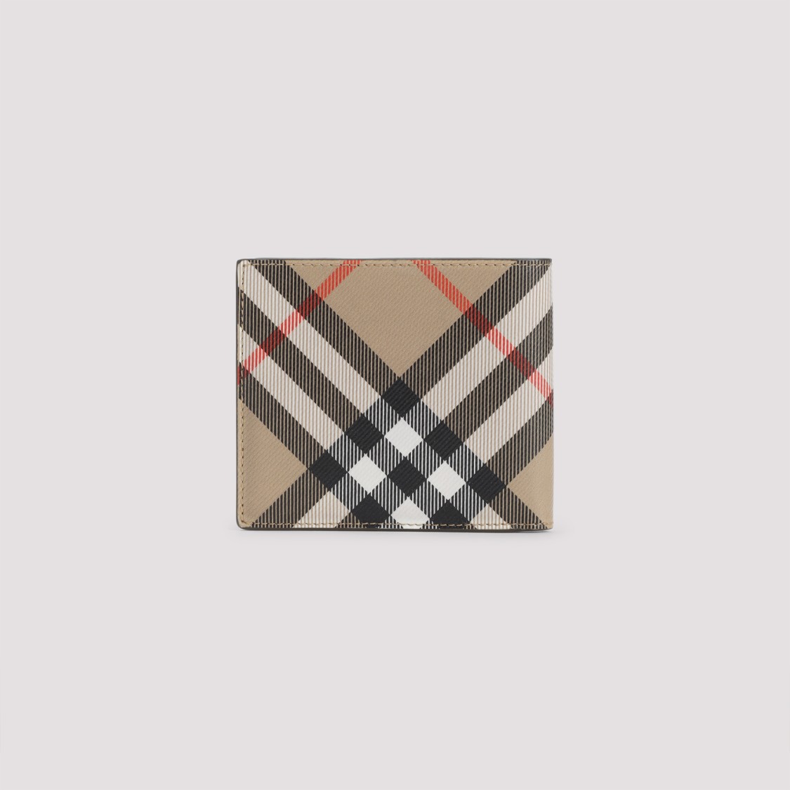 BURBERRY BURBERRY BEIGE POLYURETHANE WALLET