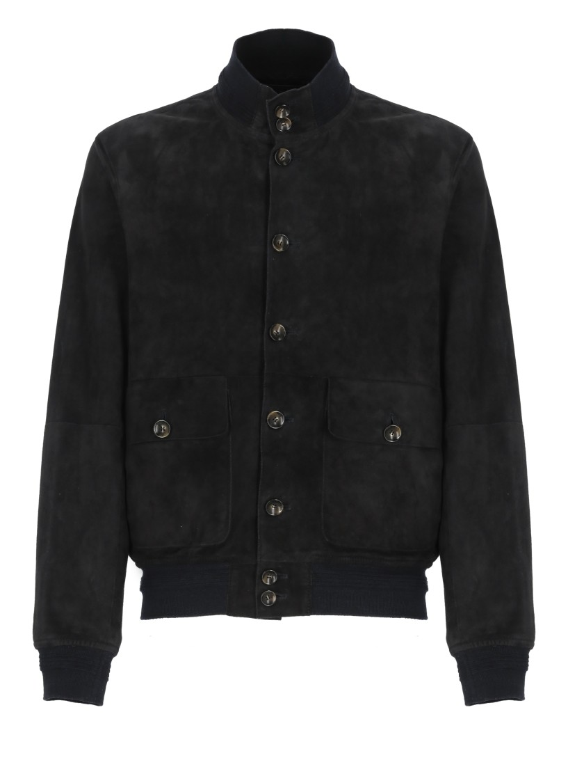 Shop The Jack Leathers Black Riverside Seamless Leather Jacket