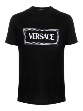 パーカー・フーディ VERSACE '90s Vintage Logo' hoodie (10125641A09063 1B000) Black 90s Vintage Logo Hoodie by Versace on Sale