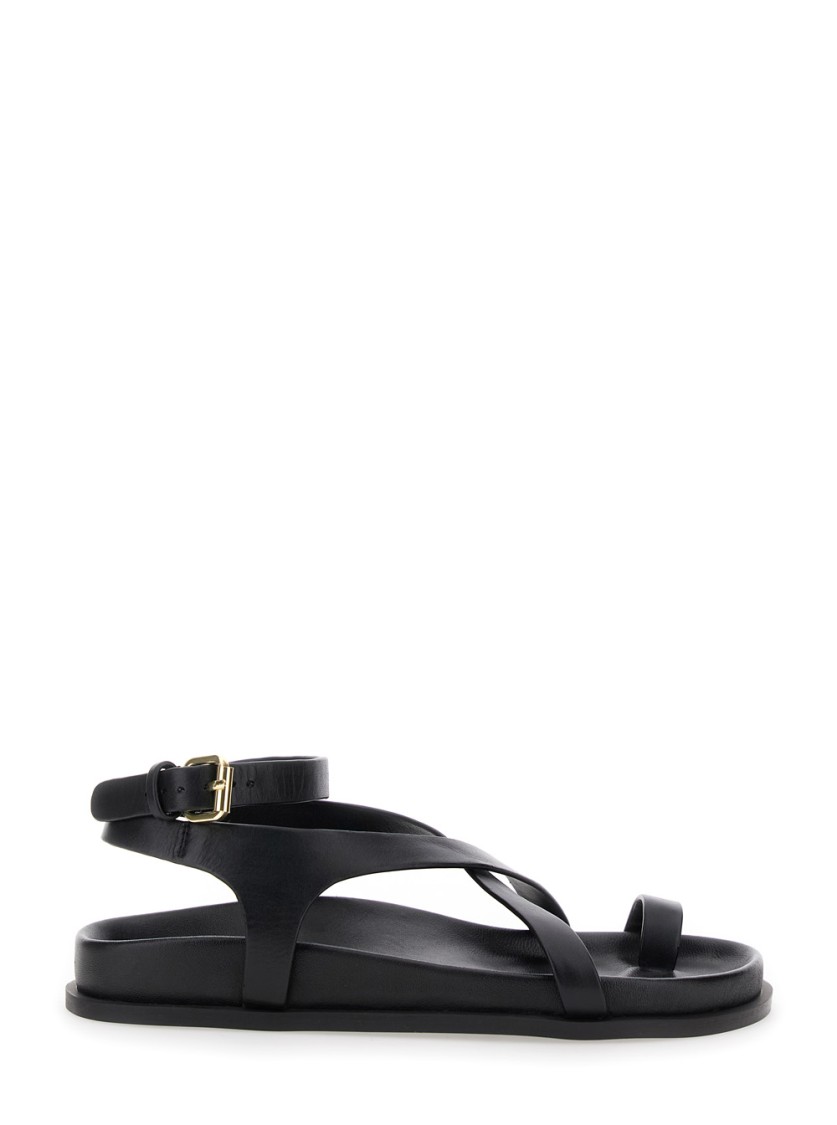 A.emery Jalen Slim' Black Sandals