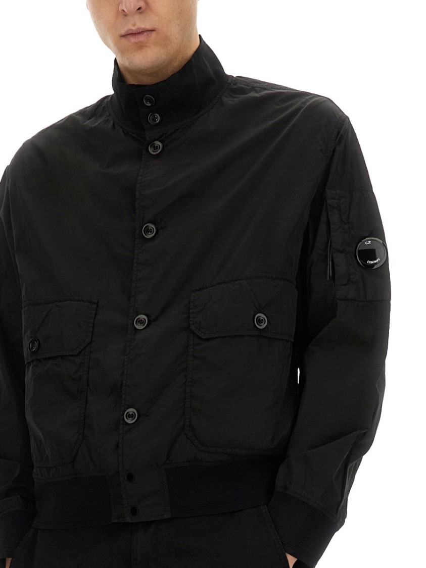 Shop C.p. Company Chrome-r Jacket In Black