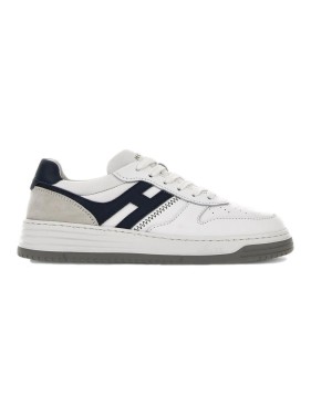 Hogan H-Stripes Allacciato H Sneakers in Black | THE LIST Hogan H-Stripes Allacciato H Sneakers in Black | THE LIST