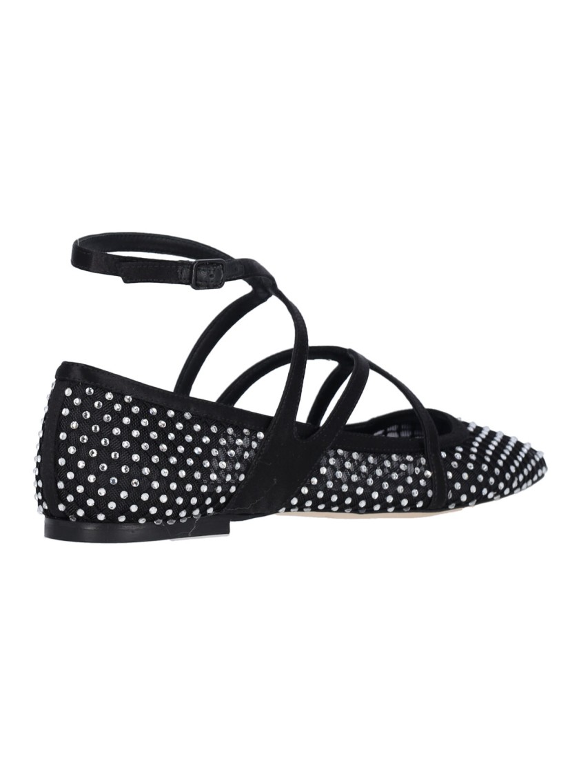 Jimmy Choo Astoria Ballerinas Rhinestone Embellishments
