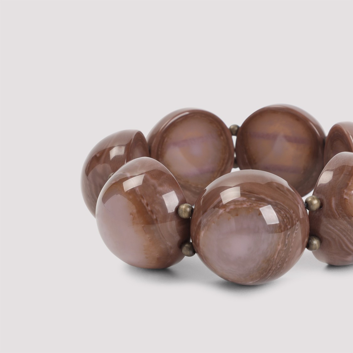 ブレスレット Giorgio Armani Sophisticated Beaded Bracelet With Glossy Giorgio Armani Sophisticated Beaded Bracelet With Glossy