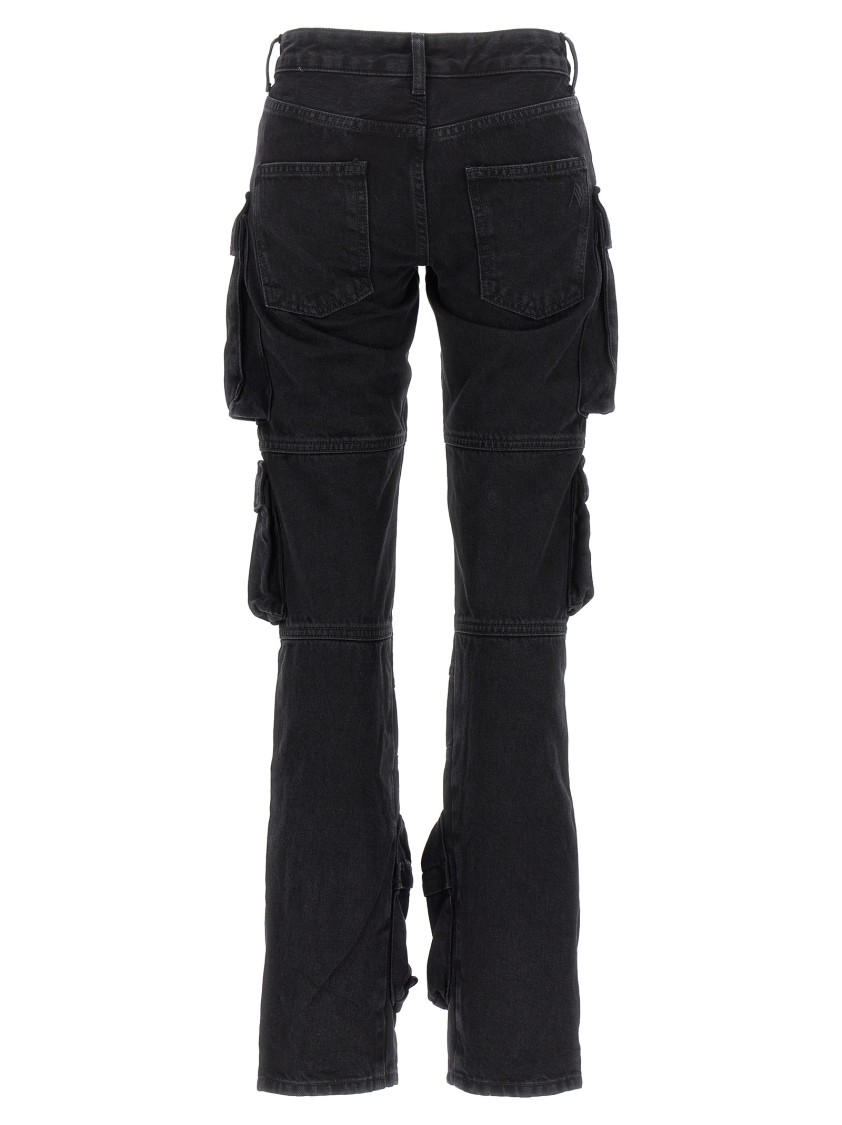 Attico Essie Cargo Pants In Black