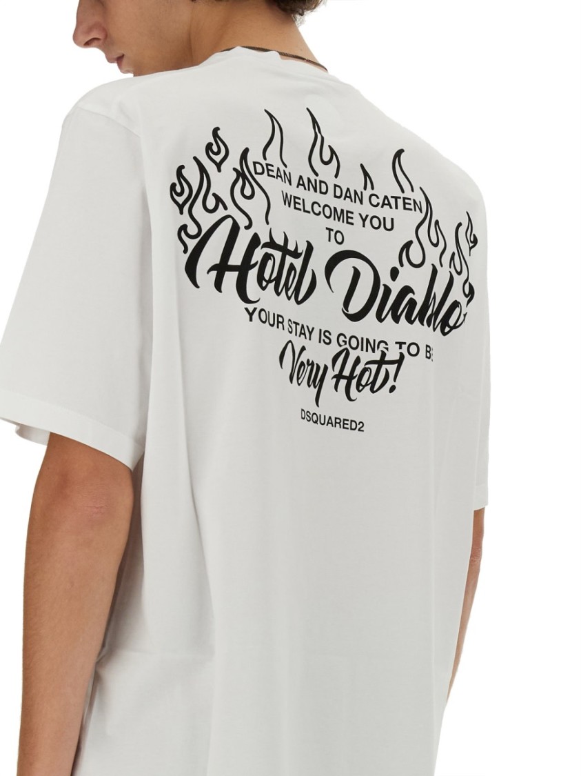 Dsquared2 Dsquared Men Cool Fit T-shirt In White