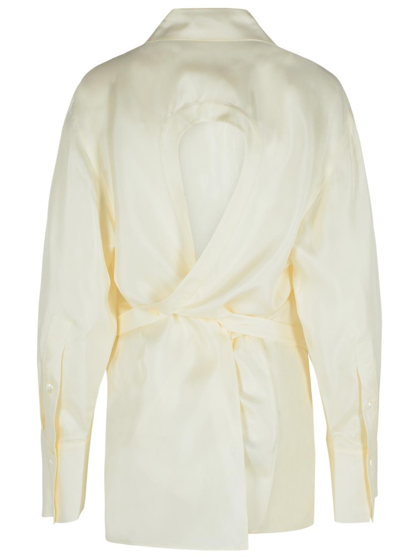 Rohe Róhe Cream Silk Shirt