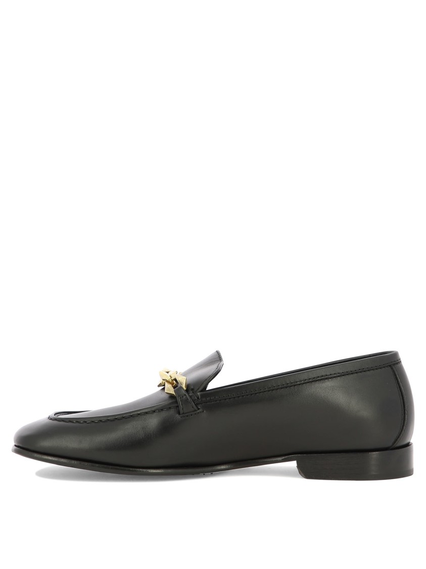 Jimmy Choo "diamond Tilda" Loafers In Black
