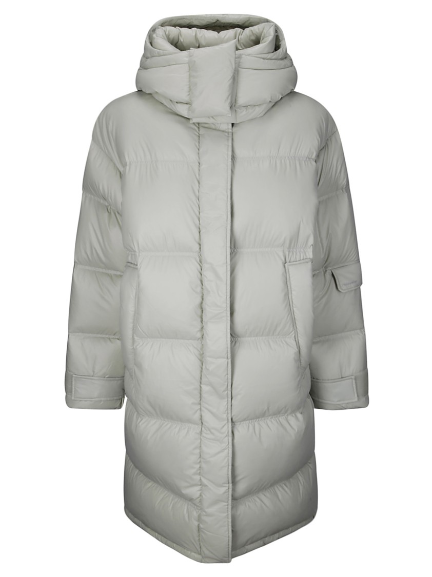 Holzweiler Long Oversized Puffer Jacket In Green