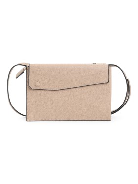 Valextra Milano Mini Handbag In Sahara Calf Leather Bag