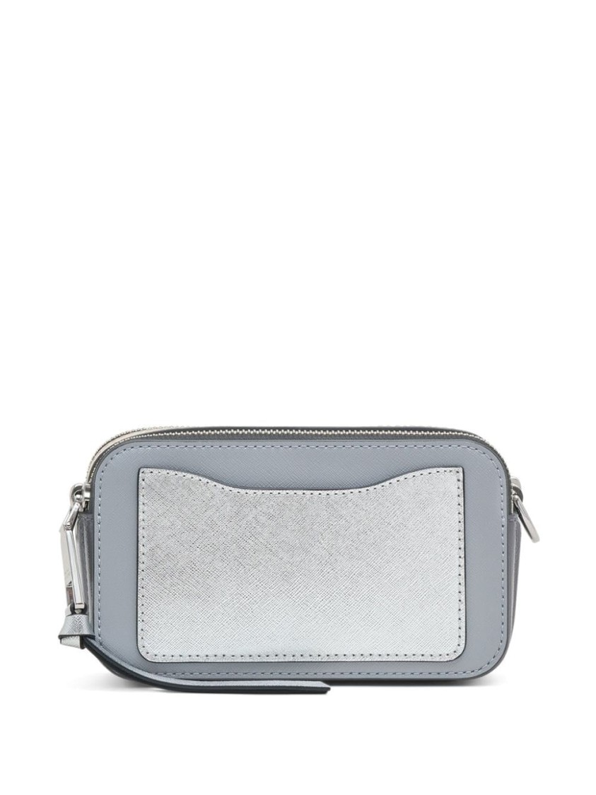 Marc Jacobs Crossbody Bag With Prominent Logo In Gray