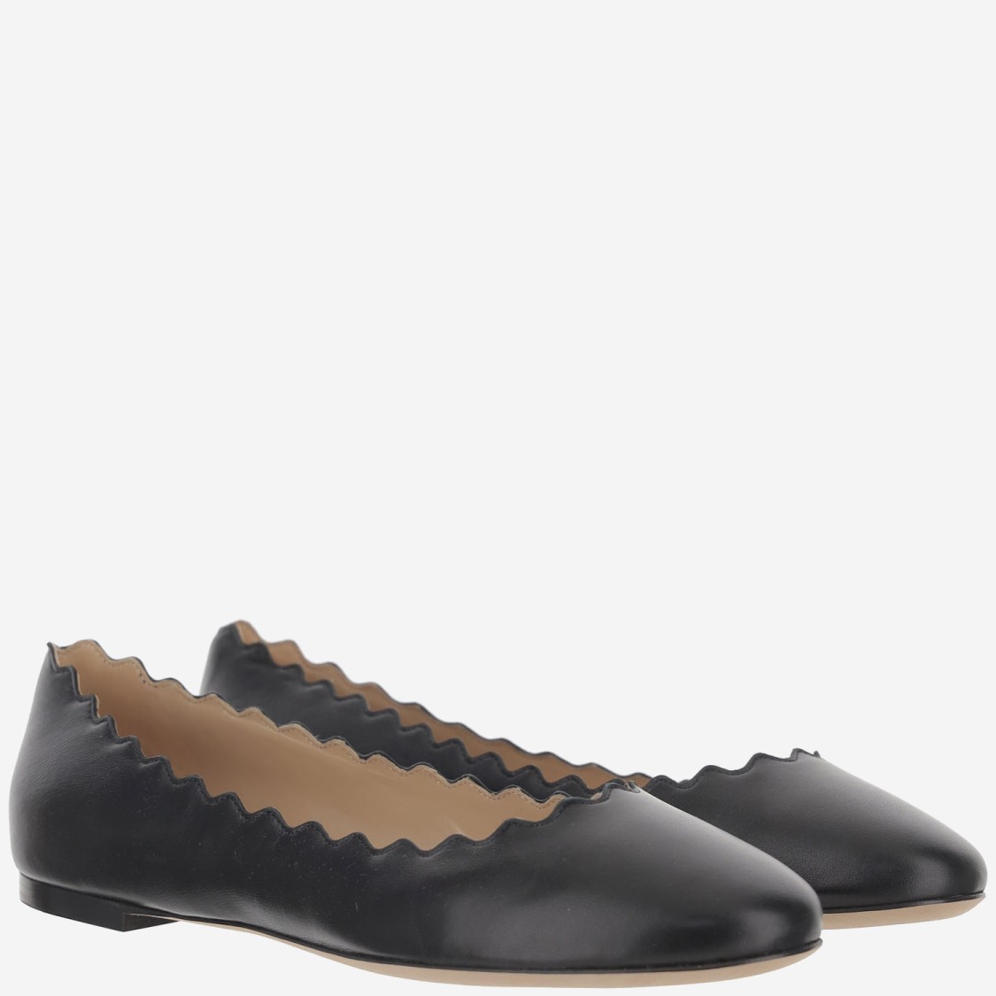 Shop Chloé Lauren Ballerinas