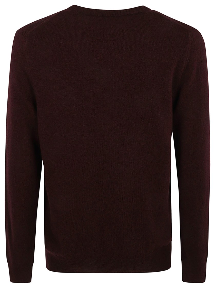 Shop Polo Ralph Lauren Wine Red Wool Sweater