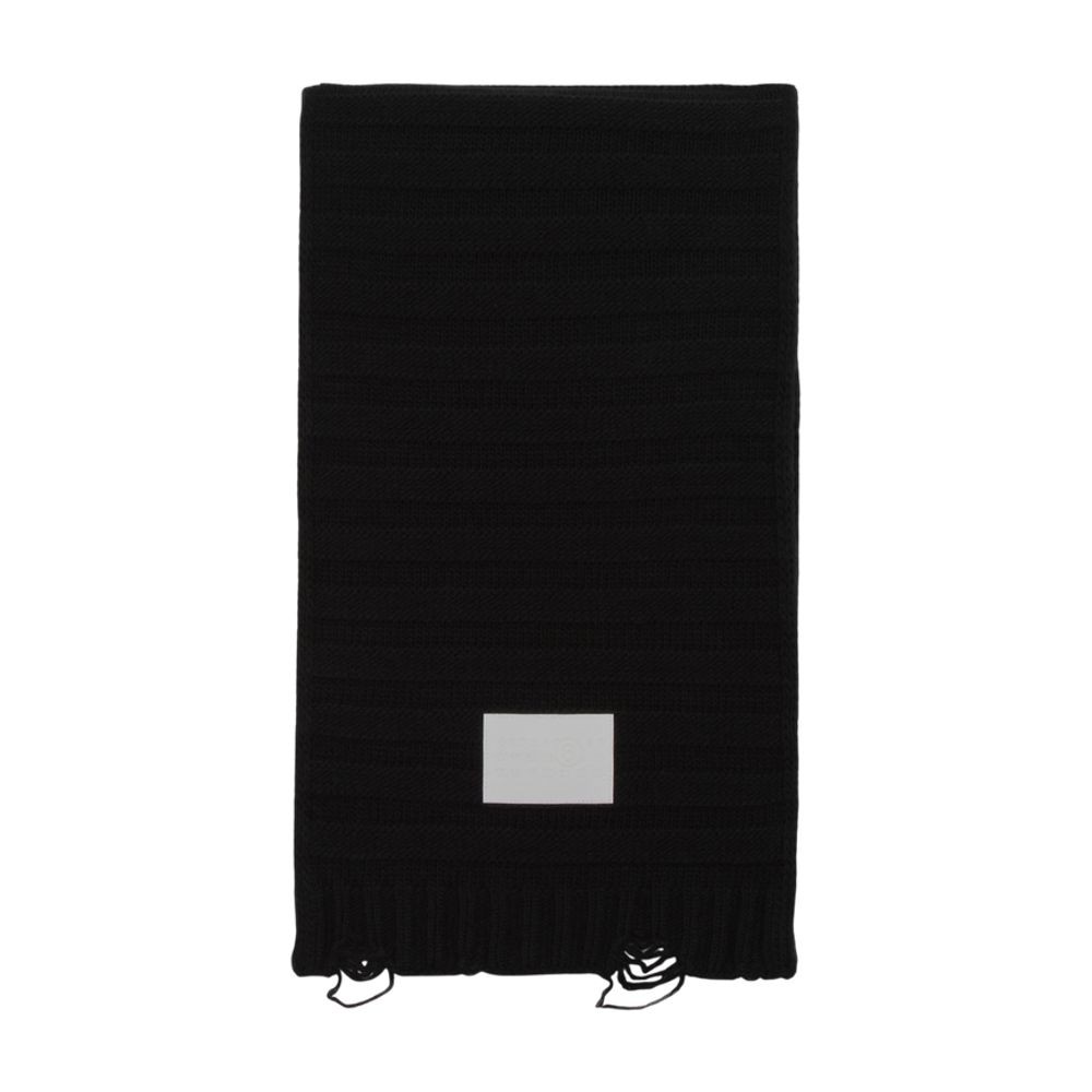 Mm6 Maison Margiela Mm6 By Maison Margiela Scarf - Wool - Black