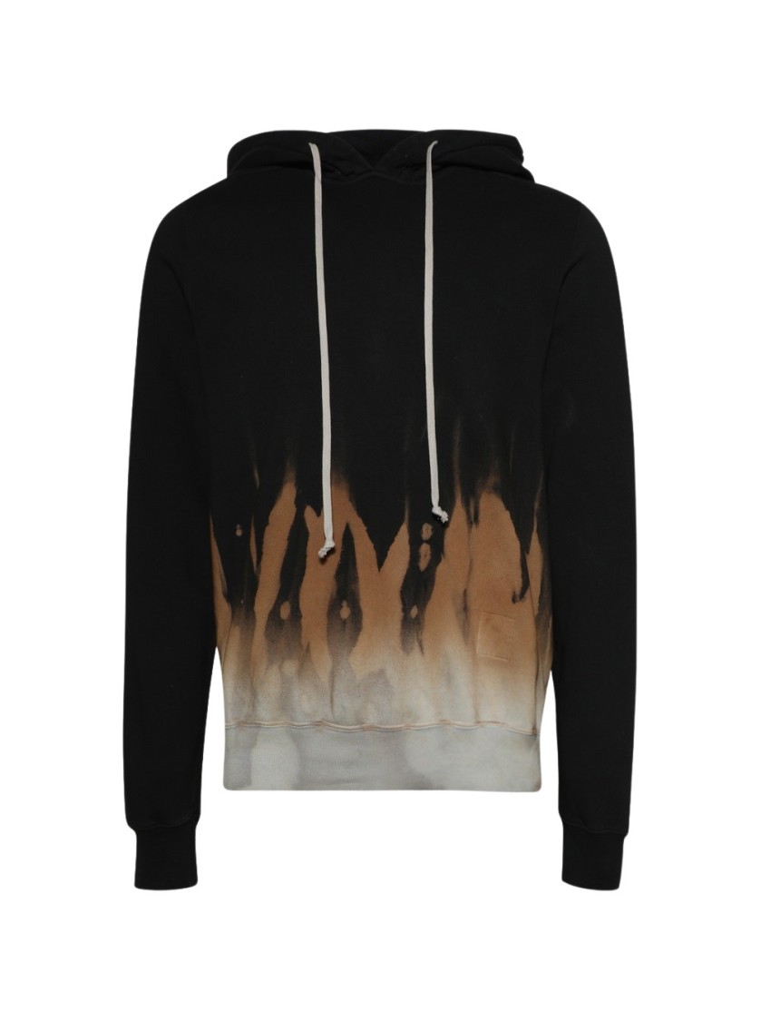 Rick Owens Drkshdw Drkshdw By Rick Owens Oversized Hoodie Black And Terra