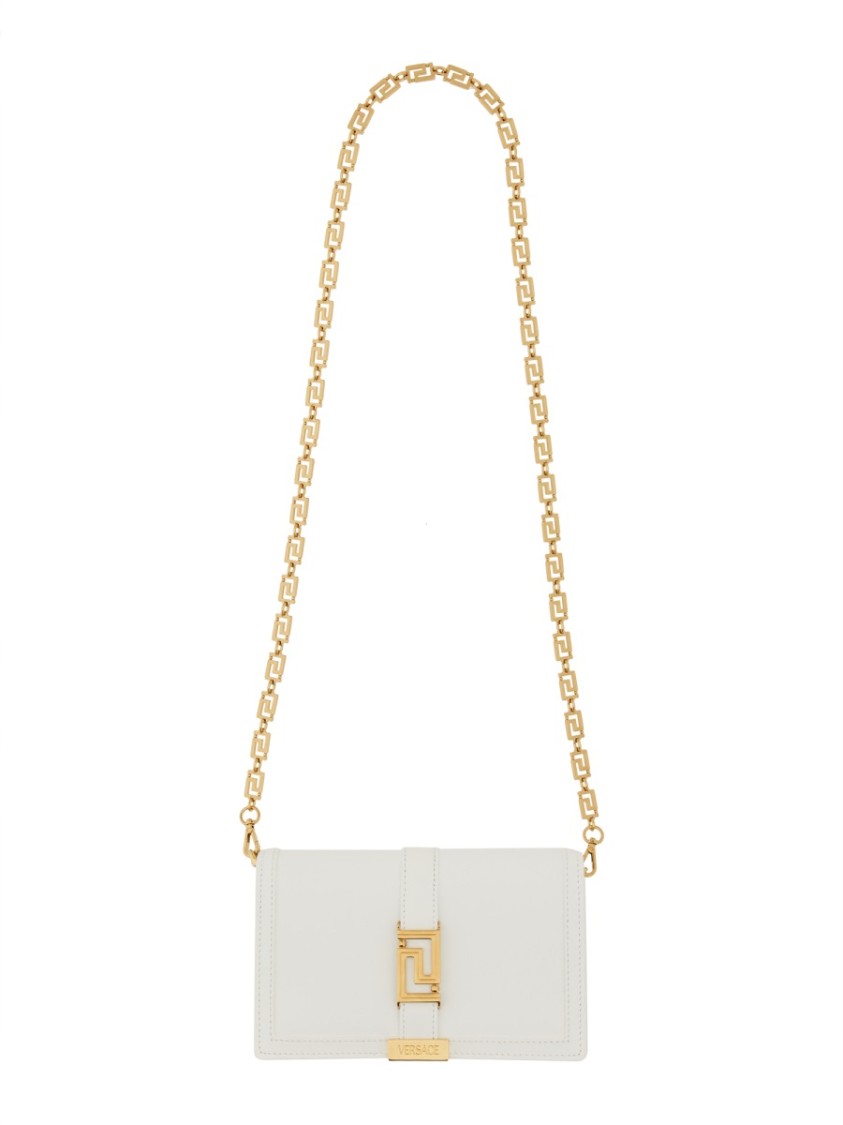 Versace Borsa Mini "greca Goddess" In White