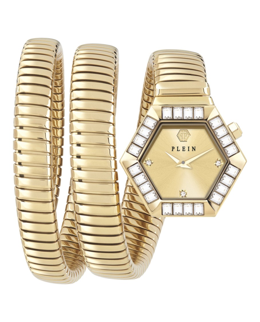腕時計その他 Philipp Plein $Nake Hexagon Crystal Watch PHILIPP PLEIN $nake Hexagon Crystal Watch | ShopRunner