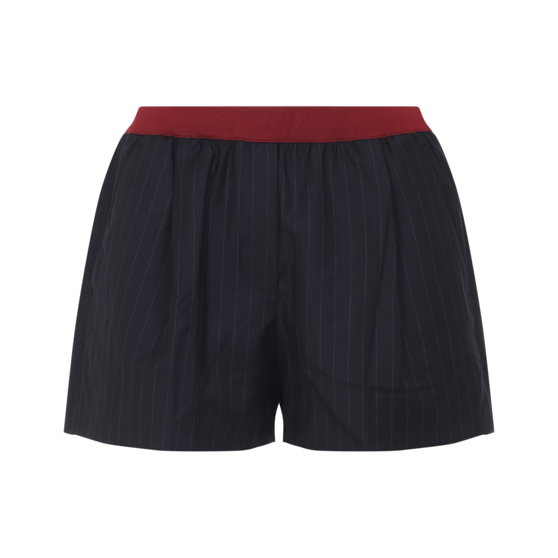 Miu Miu Tailored Black Virgin Wool Bermudas