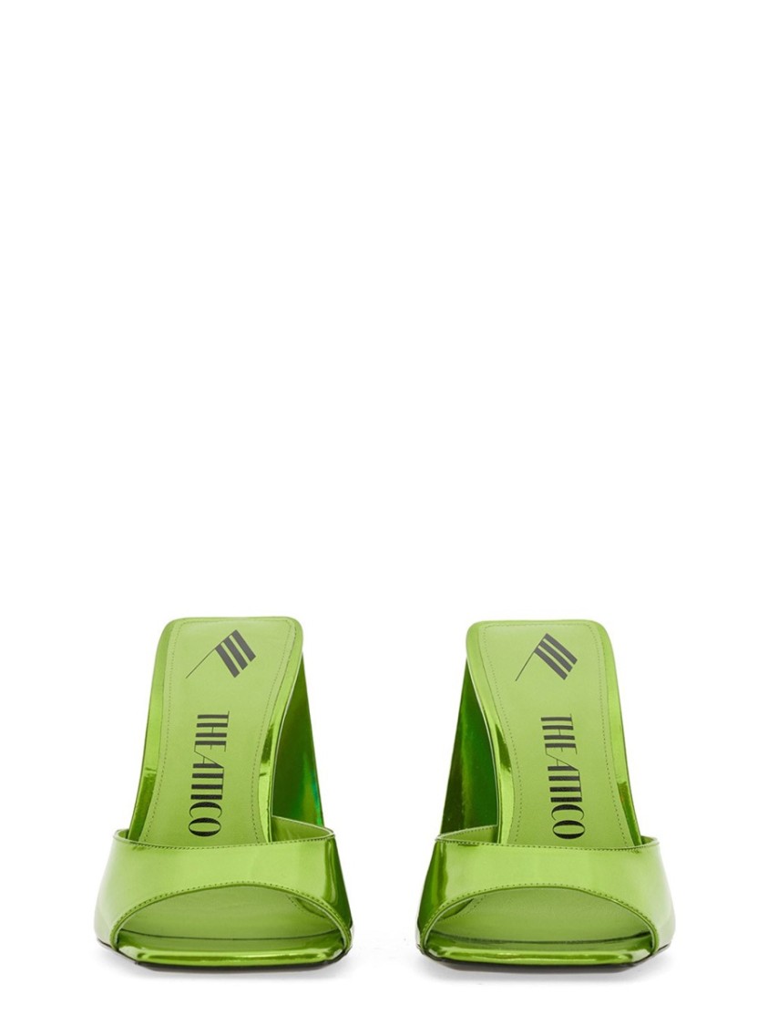 Shop Attico The Mule Devon In Green