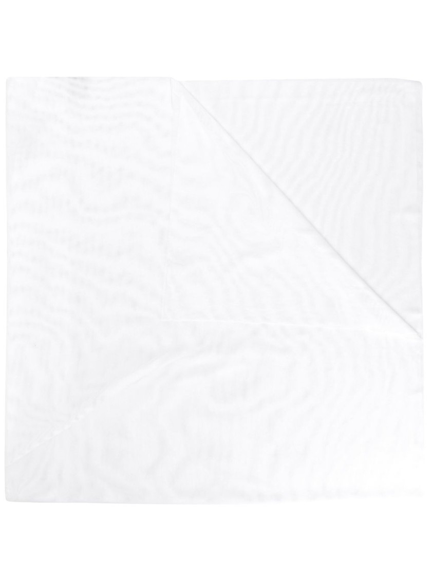 Shop Fisico Long Pareo In Semi-transparent Stretch Tulle