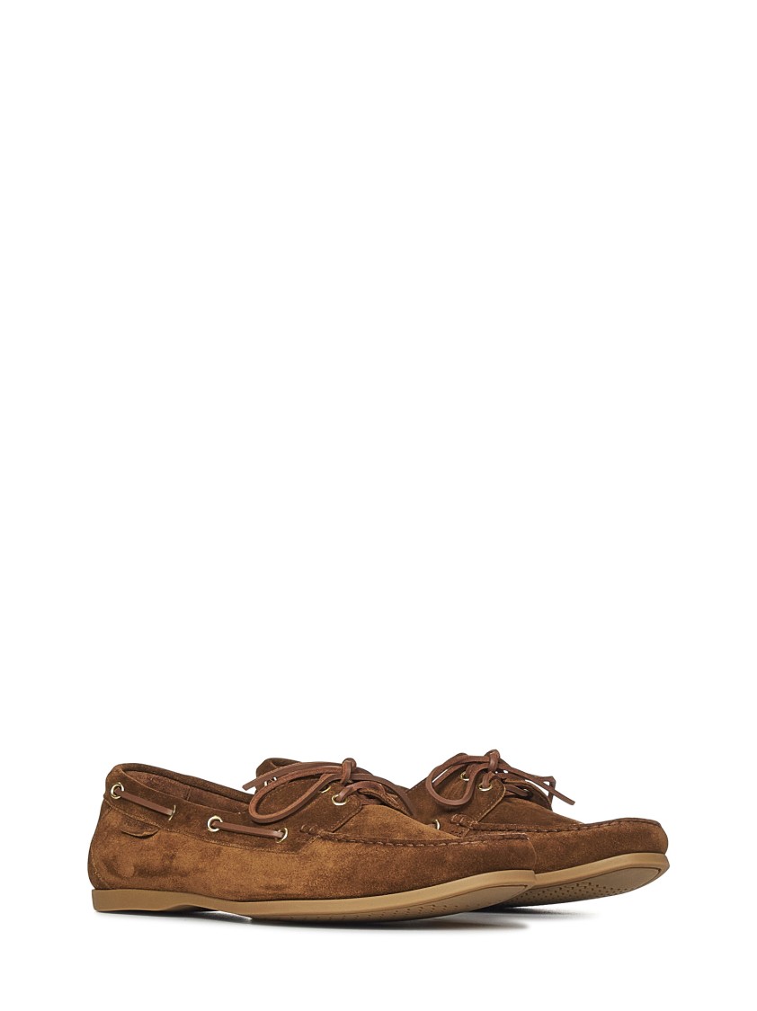 Tom Ford Brown Suede Loafers In Brown