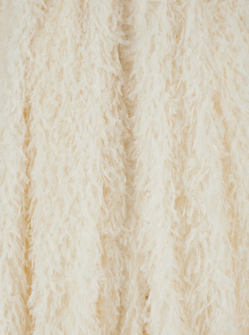 Shop Philosophy Di Lorenzo Serafini White Jacket With Hidden Closure In Grey