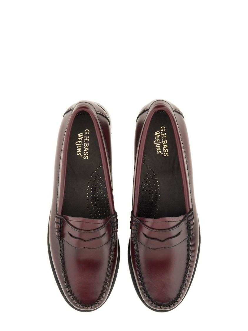 Gh Bass Moccasin Weejun In Burgundy