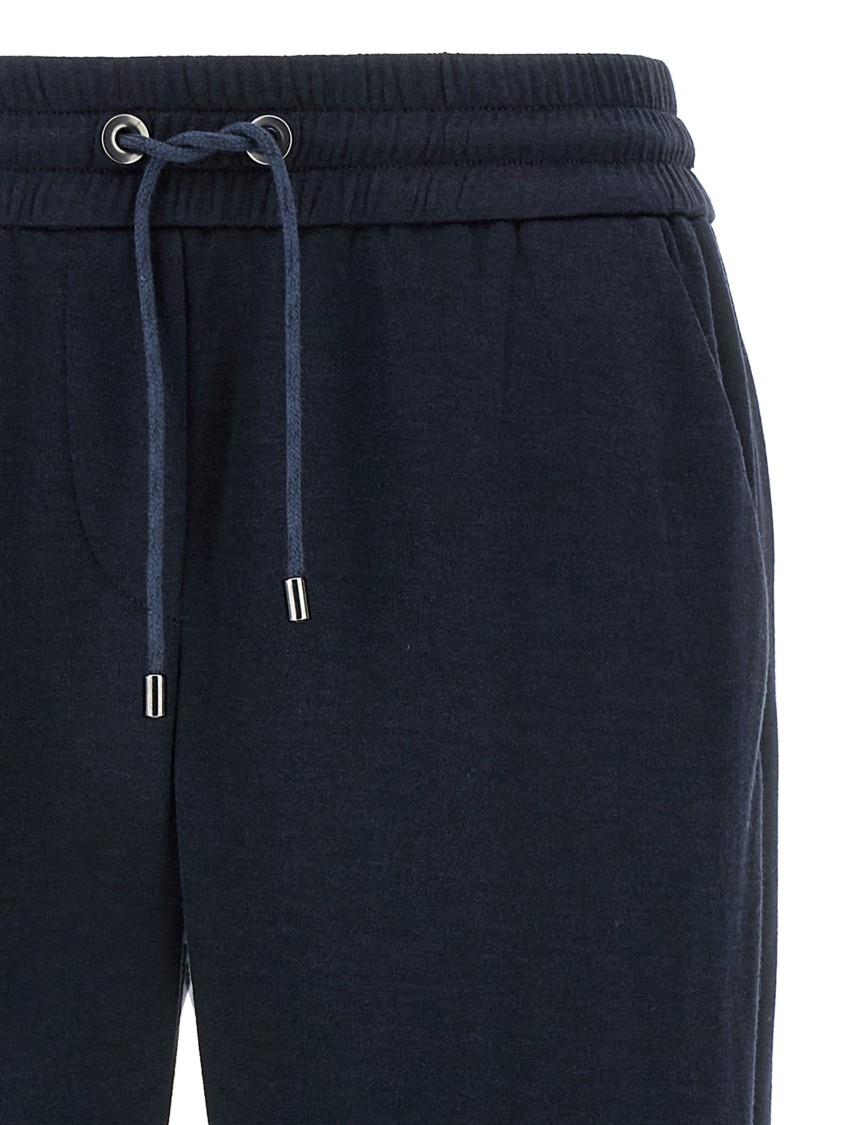 Brunello Cucinelli Joggers Featuring Elastic Waistband And Ribbed Cuffs